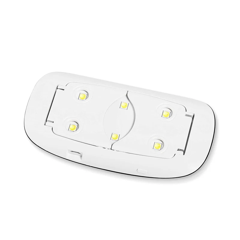 Bluesky Mini-UV/LED-Travel-Nagellampe, 6 W (Gel-Nagellampe für Gel-Nagellack)
