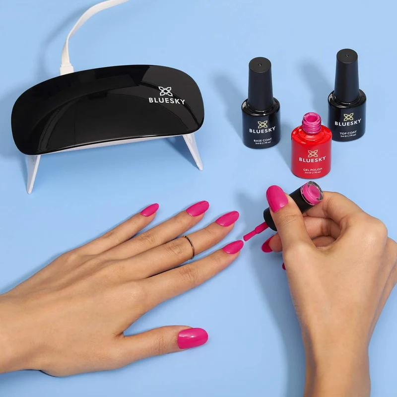 Bluesky Mini-UV/LED-Travel-Nagellampe, 6 W (Gel-Nagellampe für Gel-Nagellack)