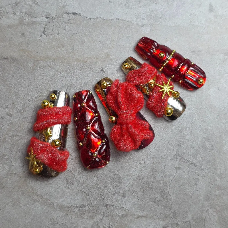 Kokoist Pushu Pushu FLUFFY 08 Red Glitter