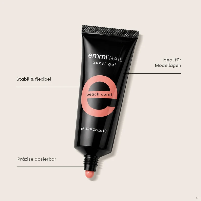 Acryl Gel Tube Peach Coral 60ml
