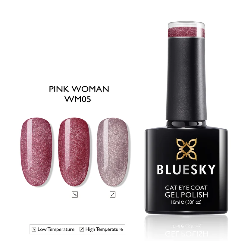 BLUESKY Color Change Cat Eye WM05 Pink Woman 10 ml