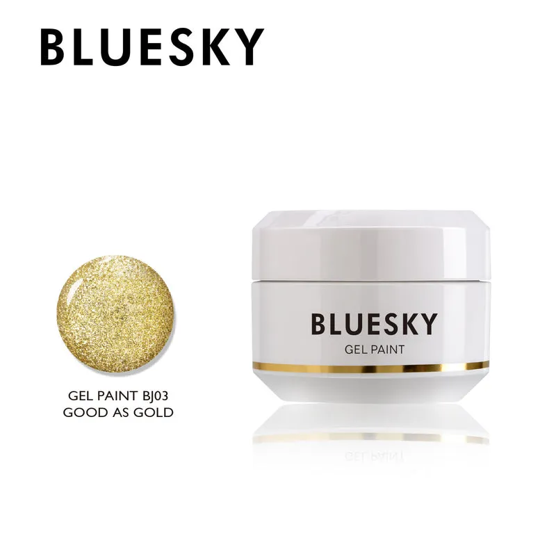 BLUESKY Sparkling Metallic Gel Paint BJ03 Good as Gold