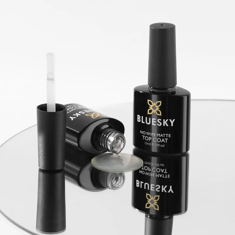 BLUESKY No Wipe Matte Top Coat, 10ml