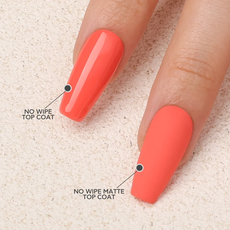 BLUESKY No Wipe Matte Top Coat, 10ml