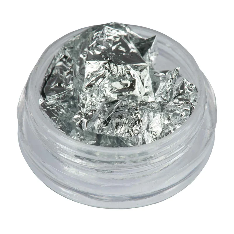 Nailart Folie Silber Dose hauchdünn