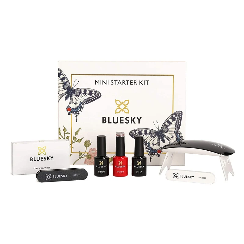 BLUESKY UV/Gel Mini Starter Kit Glitter