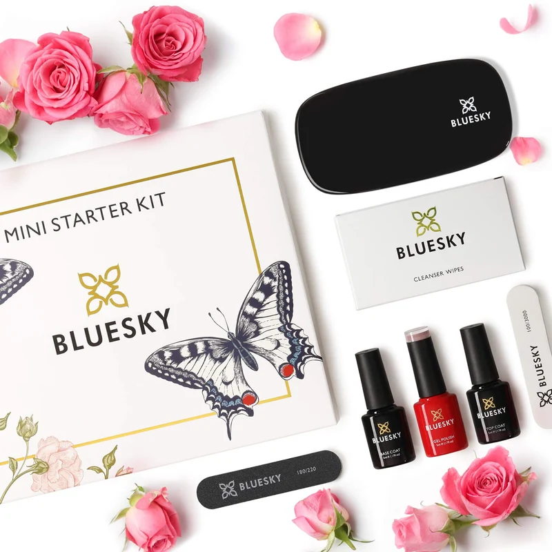 BLUESKY UV/Gel Mini Starter Kit Glitter