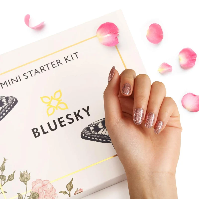 BLUESKY UV/Gel Mini Starter Kit Glitter
