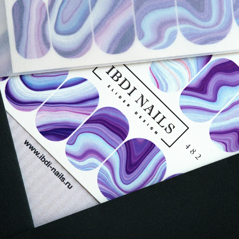 IBDI Watercolor nail decals / sliders