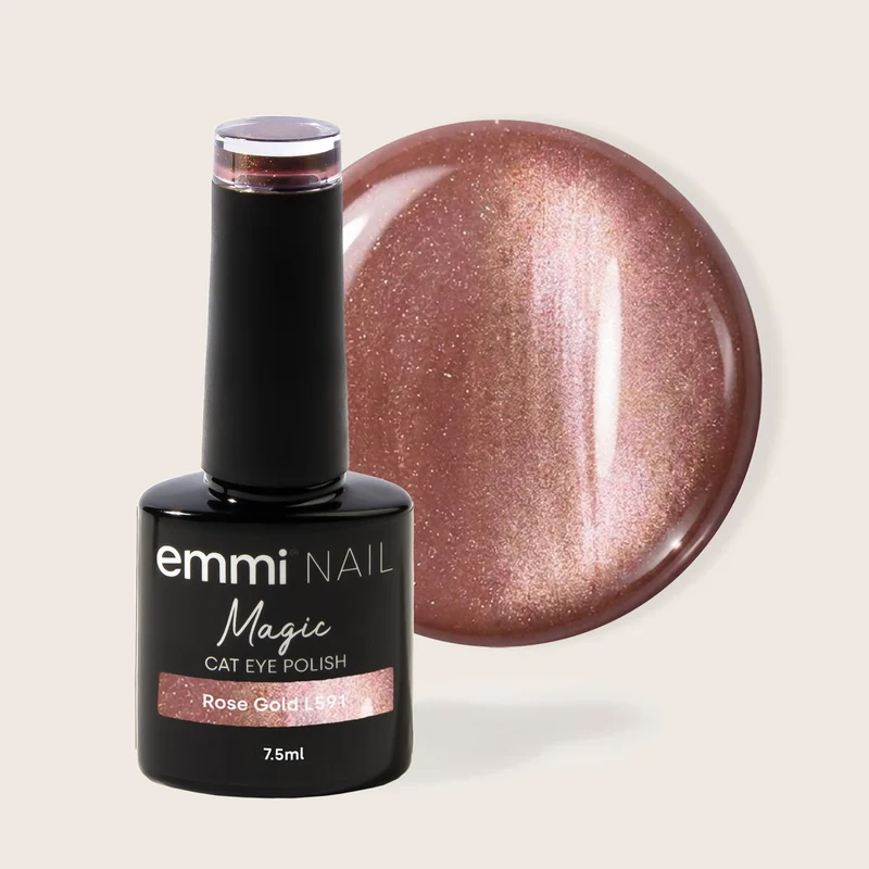 emmi Shellac UV-Lack Cat Eye Rose Gold 7,5ml | L591