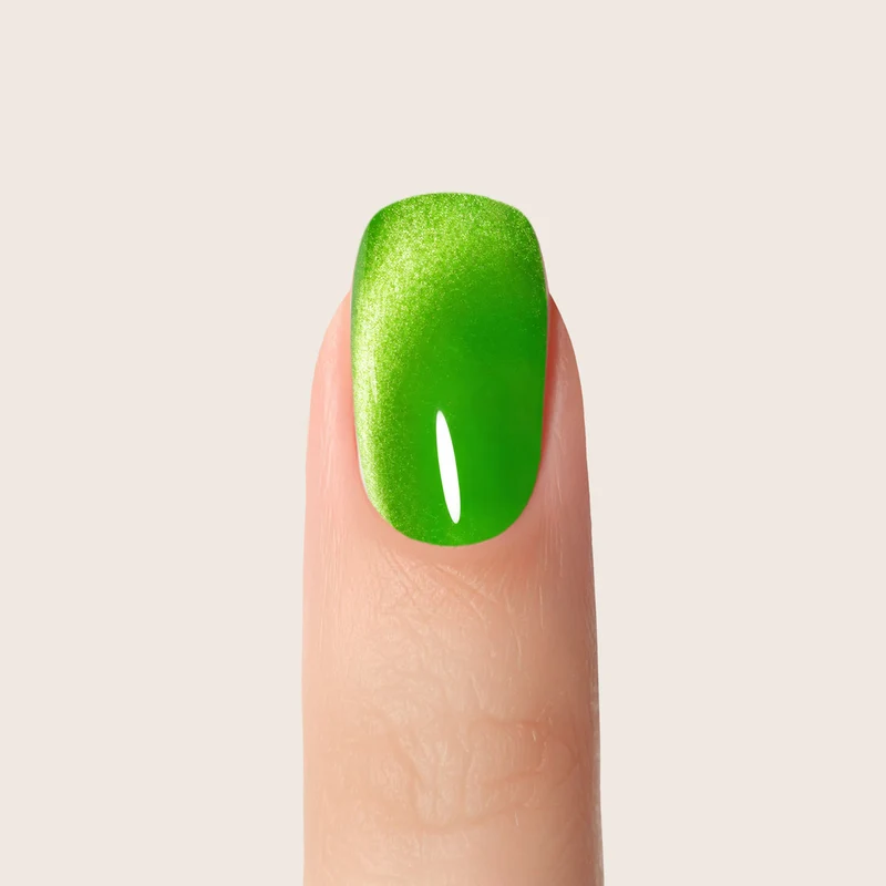 emmi Shellac UV-Lack Cat Eye Neon Green 7,5ml | L595