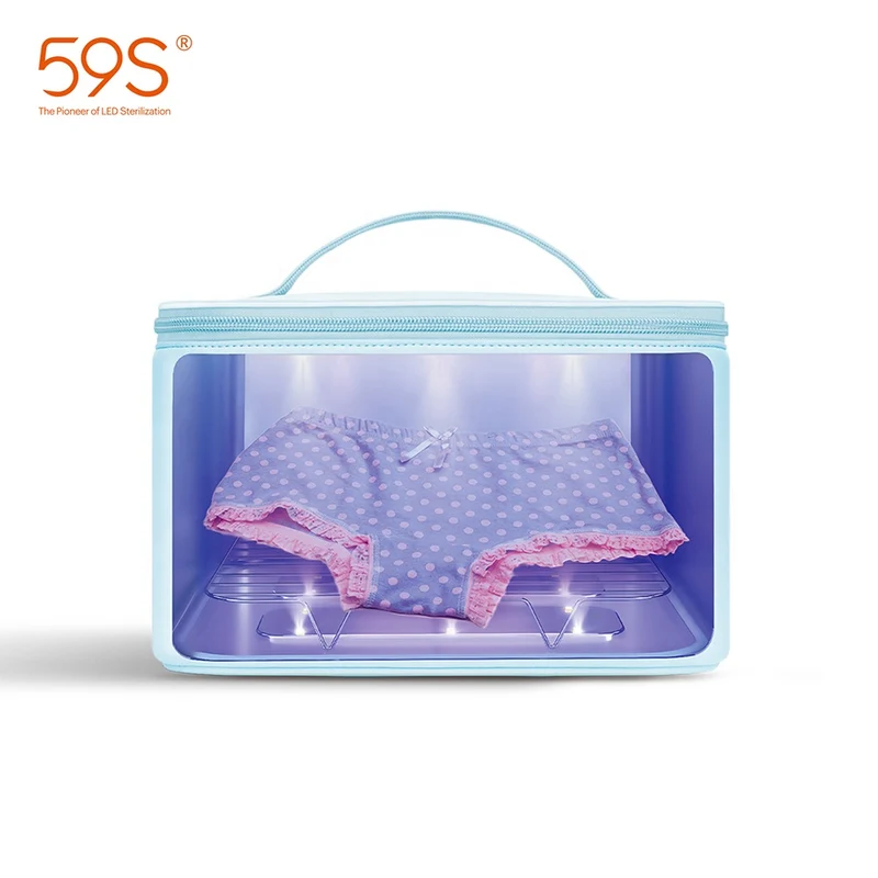 UV-Licht-Sterilisator, kompakte Tasche für Handy, Kleidung, Beauty-Tools, Desinfektion mit 24 LEDs, tötet 99,9 % der Keime, 59S P55