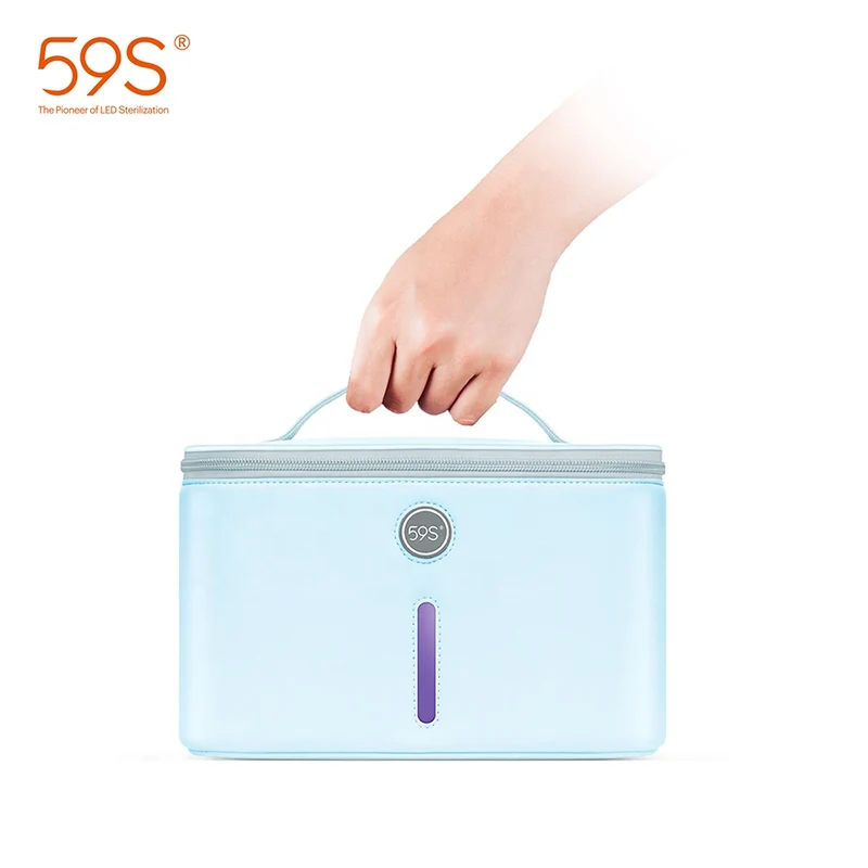 UV-Licht-Sterilisator, kompakte Tasche für Handy, Kleidung, Beauty-Tools, Desinfektion mit 24 LEDs, tötet 99,9 % der Keime, 59S P55
