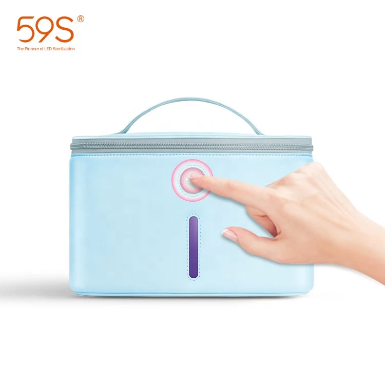 UV-Licht-Sterilisator, kompakte Tasche für Handy, Kleidung, Beauty-Tools, Desinfektion mit 24 LEDs, tötet 99,9 % der Keime, 59S P55