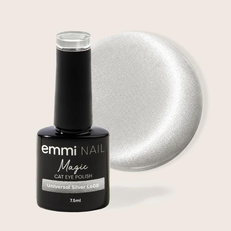 emmi Shellac UV-Lack Cat Eye Silver 7,5ml | L608