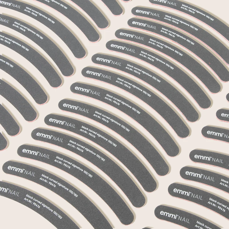 Ergonomicfeile black curved signature 100/180 (50er Pack)