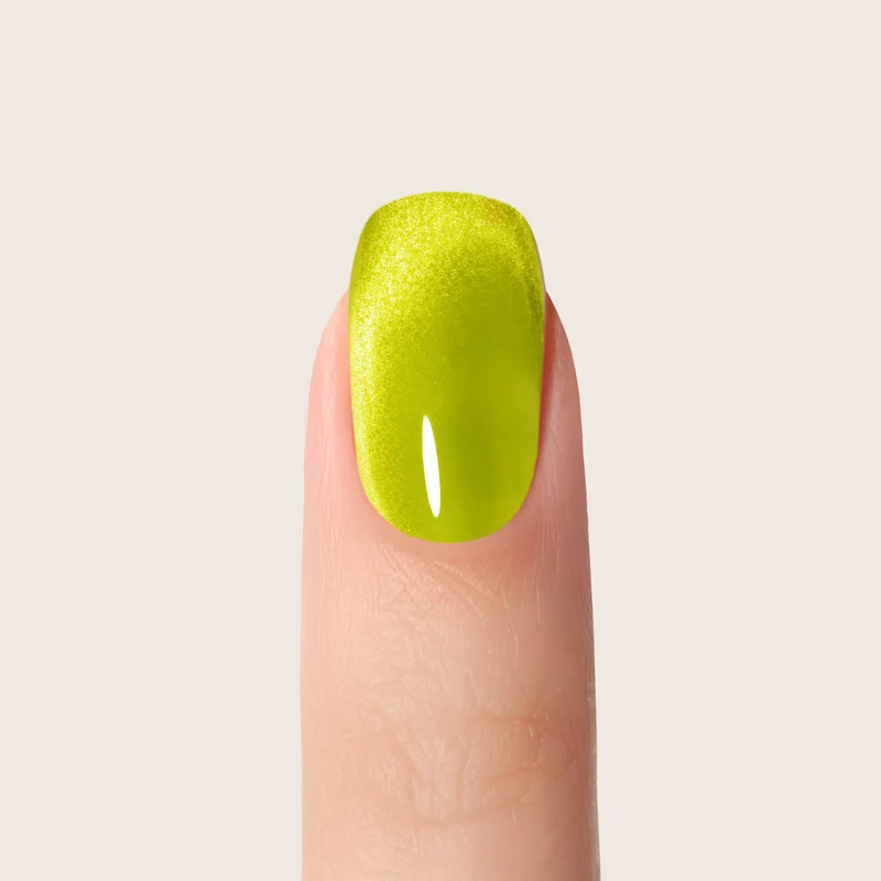 emmi Shellac UV-Lack Cat Eye Neon Gelb 7,5ml | L596