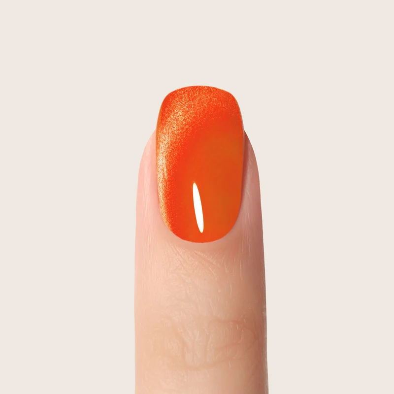 emmi Shellac UV-Lack Cat Eye Neon Coral 7,5ml | L600