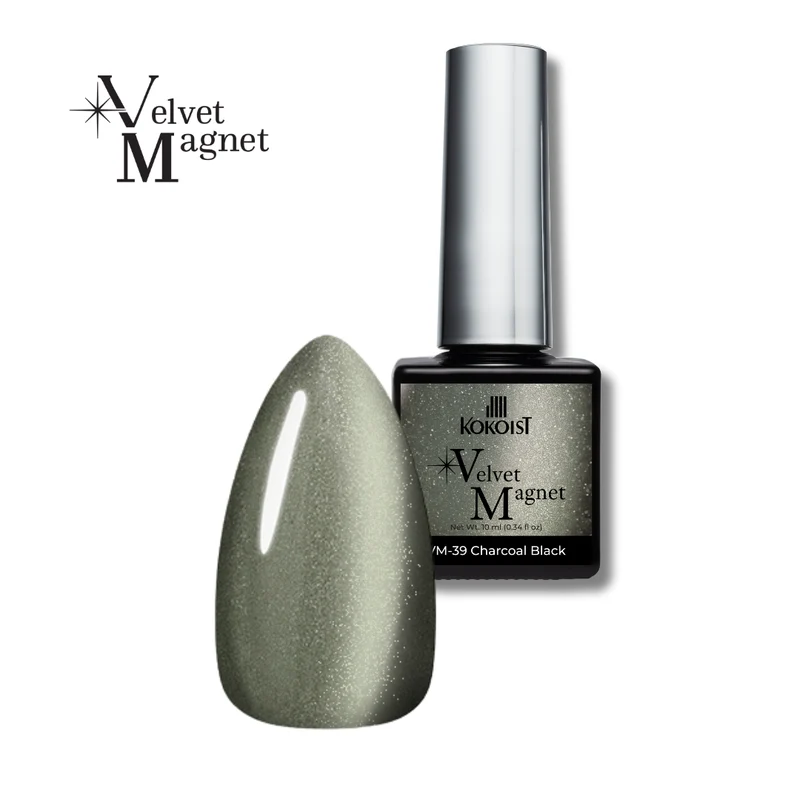 Kokoist Velvet Magnet Gel Charcoal Black VM-39