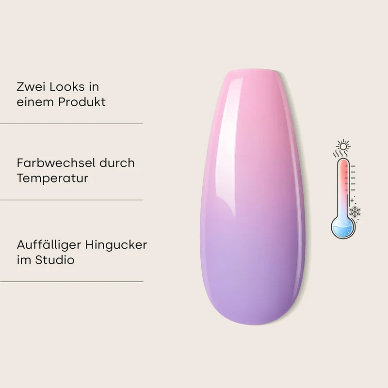emmi Shellac UV-Lack Thermo Lilac Shift 5ml | L605