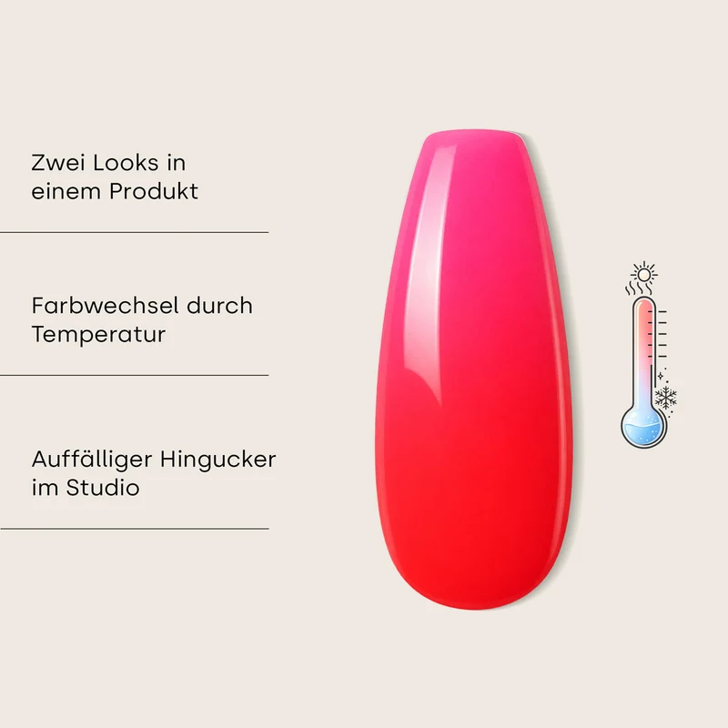 emmi Shellac UV-Lack Thermo Cherry Heat 5ml | L604