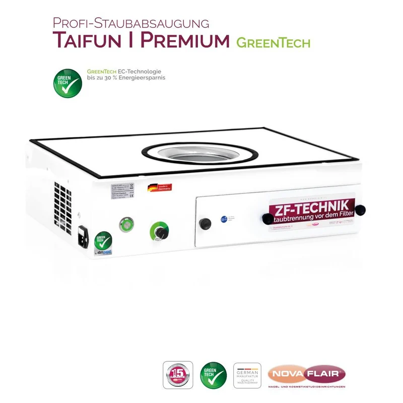Profi-Staubabsaugung Taifun 1 Premium GreenTech NOVA FLAIR