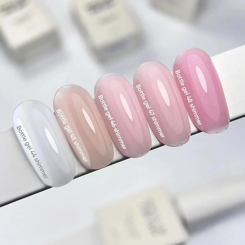 48 Shimmer Bottle Gel 10ml NAILS OF THE DAY
