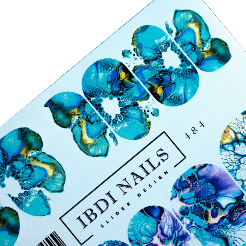 IBDI Abstract design nail decals / sliders