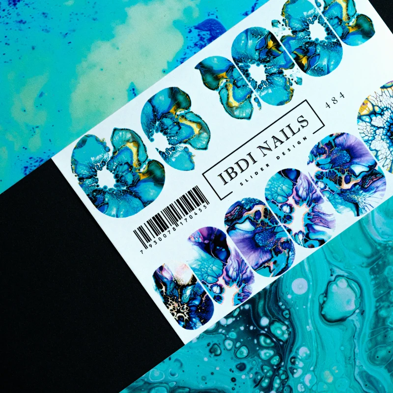 IBDI Abstract design nail decals / sliders