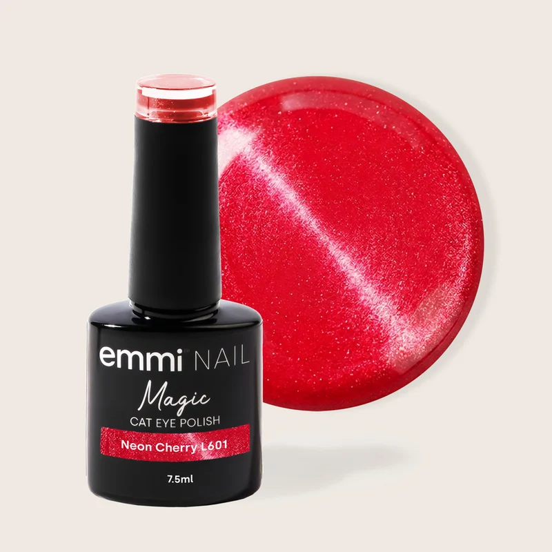 emmi Shellac UV-Lack Cat Eye Neon Cherry 7,5ml | L601