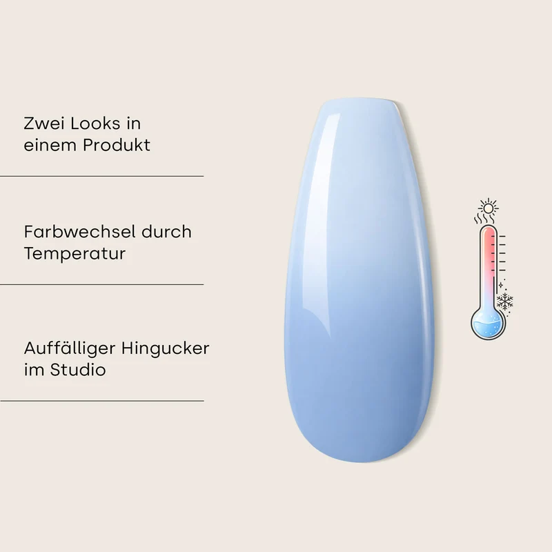 emmi Shellac UV-Lack Thermo Ocean Shift 7,5ml | L589