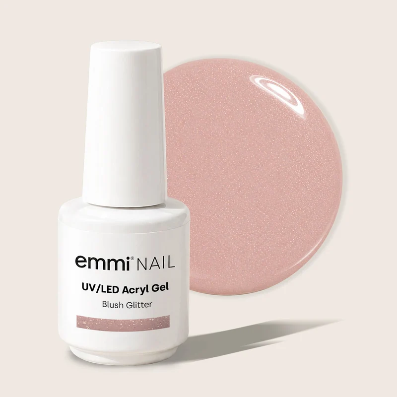 UV LED Acryl Gel Blush Glitter 12ml