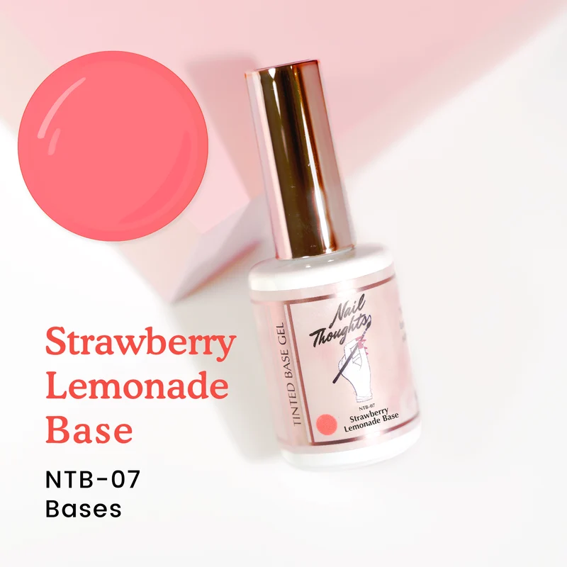 Kokoist Nail Thoughts Tinted Base Strawberry Lemonade Base NTB-07