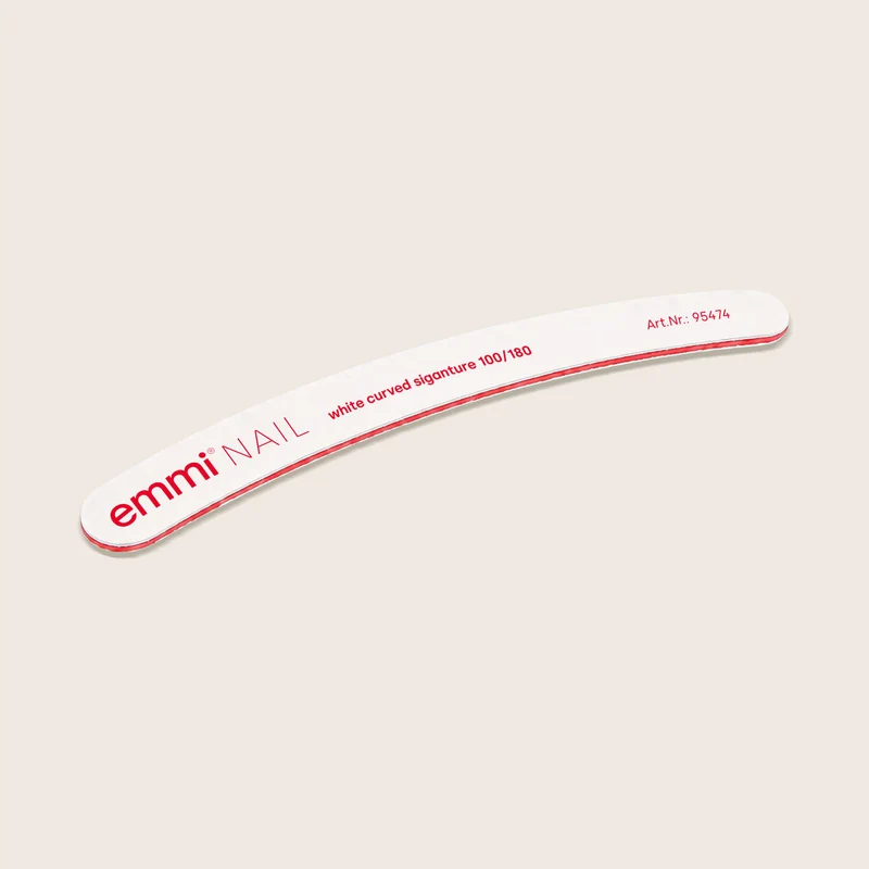 Ergonomicfeile white curved signature 100/180 (50er Pack)