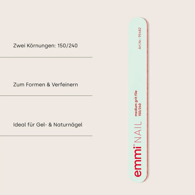 Profi-Feile medium grit file 150/240 (50er Pack)