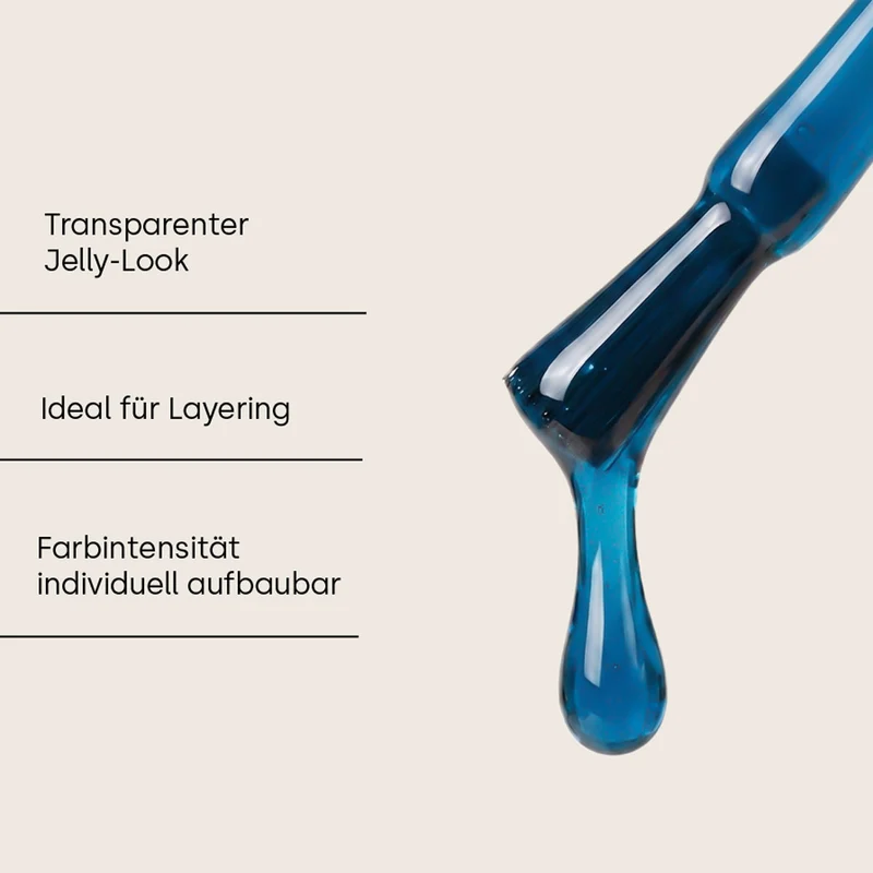 emmi Shellac UV-Lack Jelly Blue 7,5ml