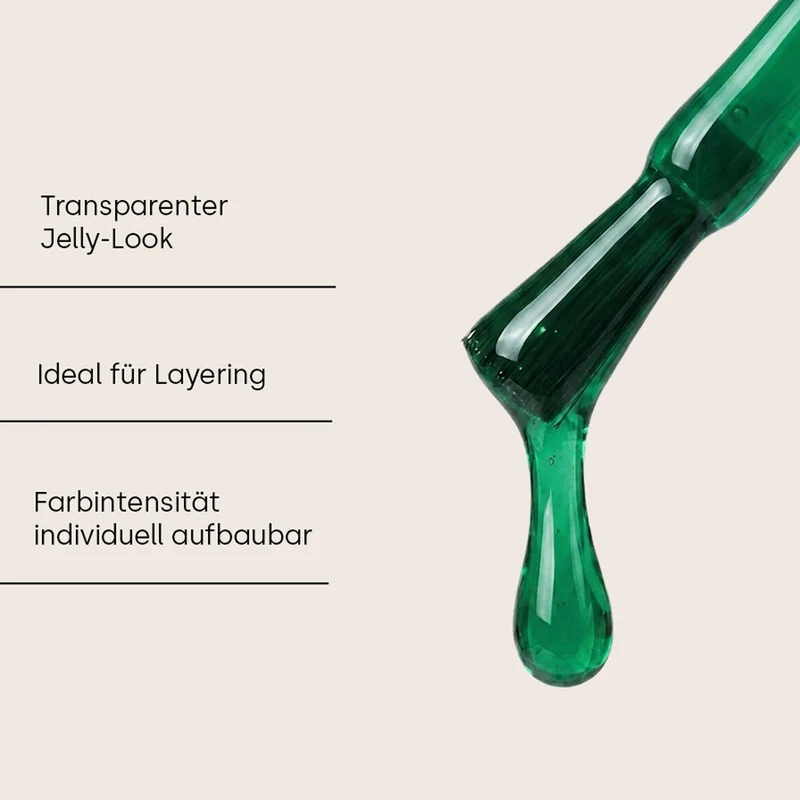 emmi Shellac UV-Lack Jelly Green 7,5ml