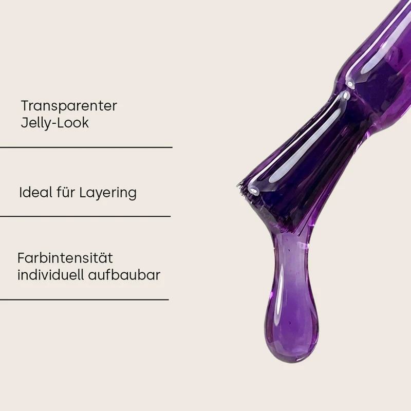 emmi Shellac UV-Lack Jelly Purple 7,5ml