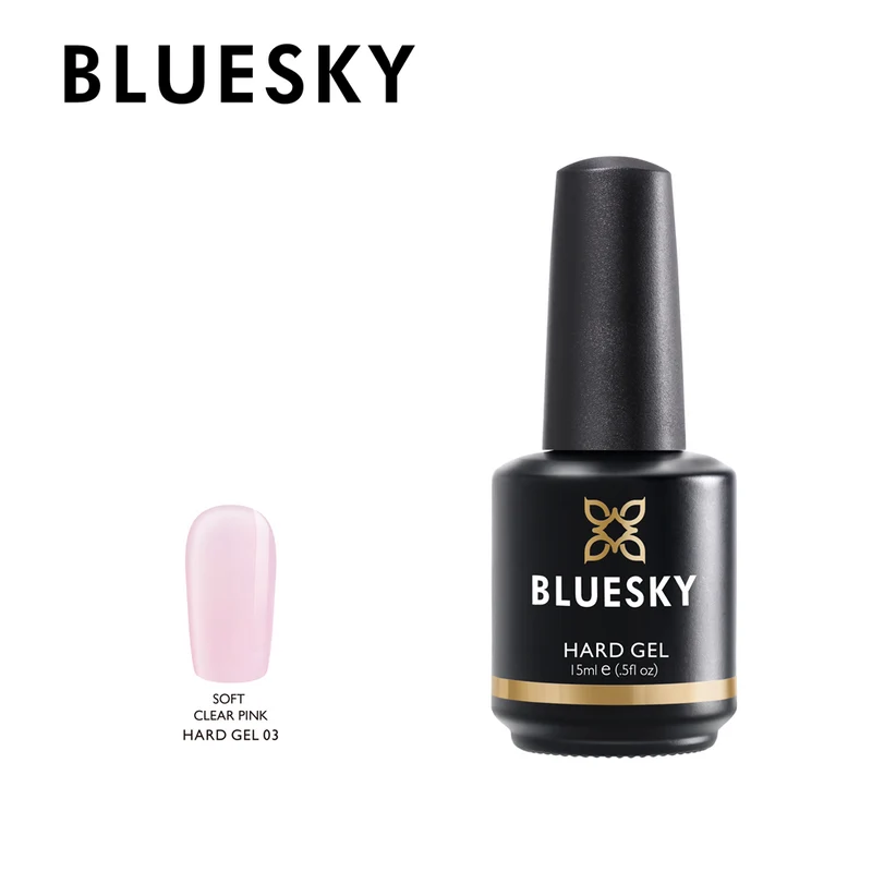 BLUESKY Hard Gel 03 Soft Clear Pink 15ml