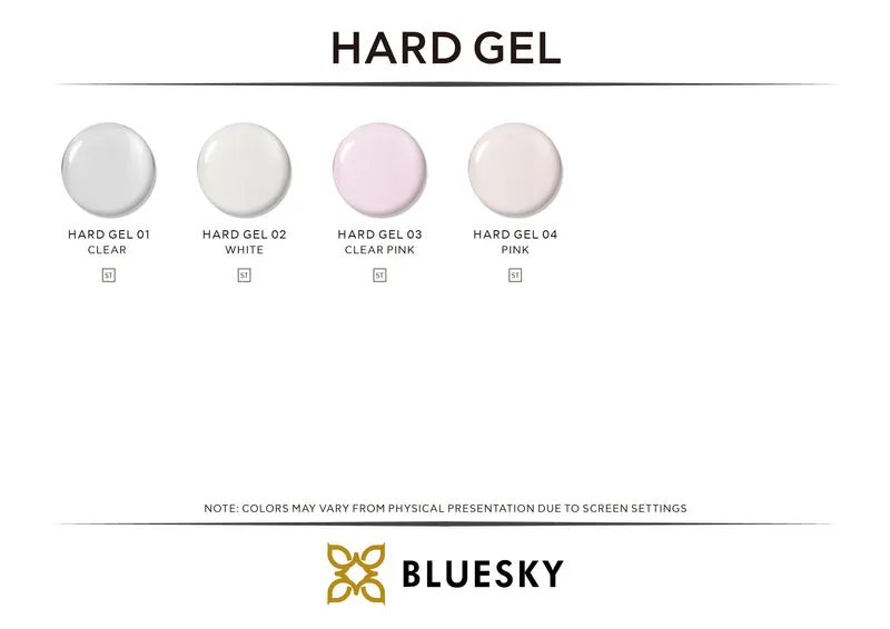 BLUESKY Hard Gel 03 Soft Clear Pink 15ml