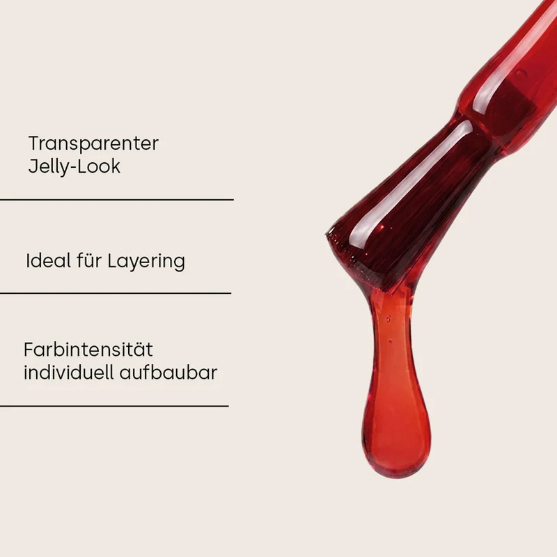emmi Shellac UV-Lack Jelly Red 7,5ml