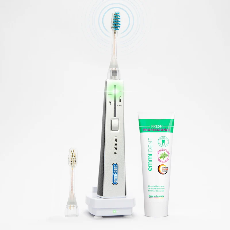 emmi-Dent Ultraschallzahnbürste Platinum Carbon