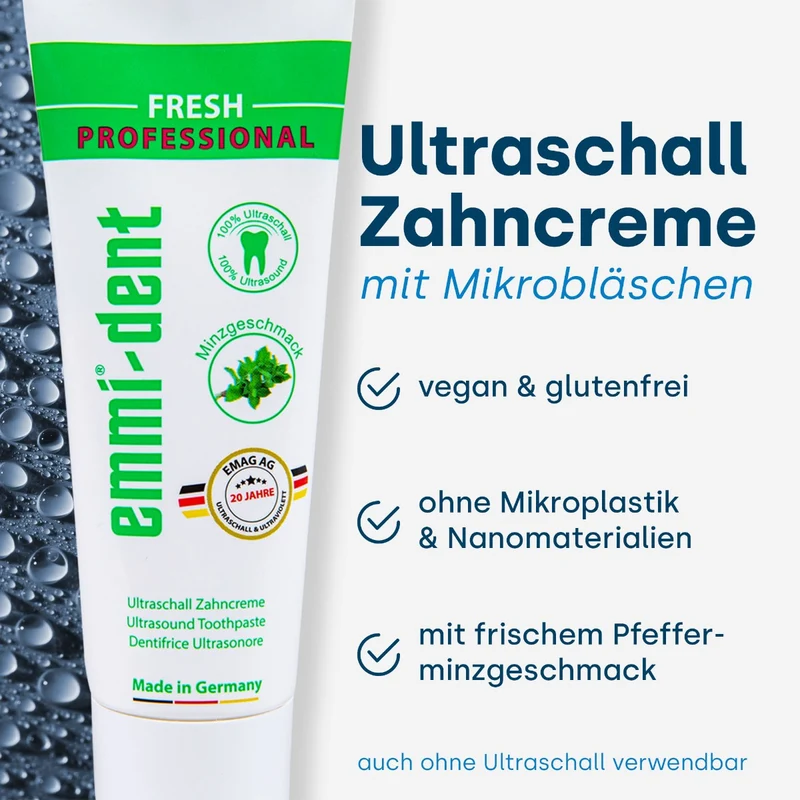 emmi-Dent Ultraschallzahnbürste Platinum Carbon