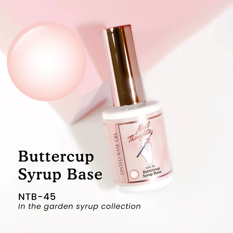 Kokoist Nail Thoughts Tinted Base Buttercup Syrup Base NTB-45