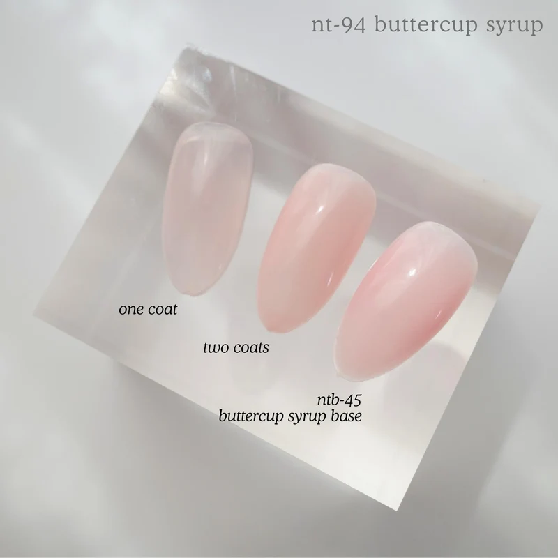 Kokoist Nail Thoughts Tinted Base Buttercup Syrup Base NTB-45