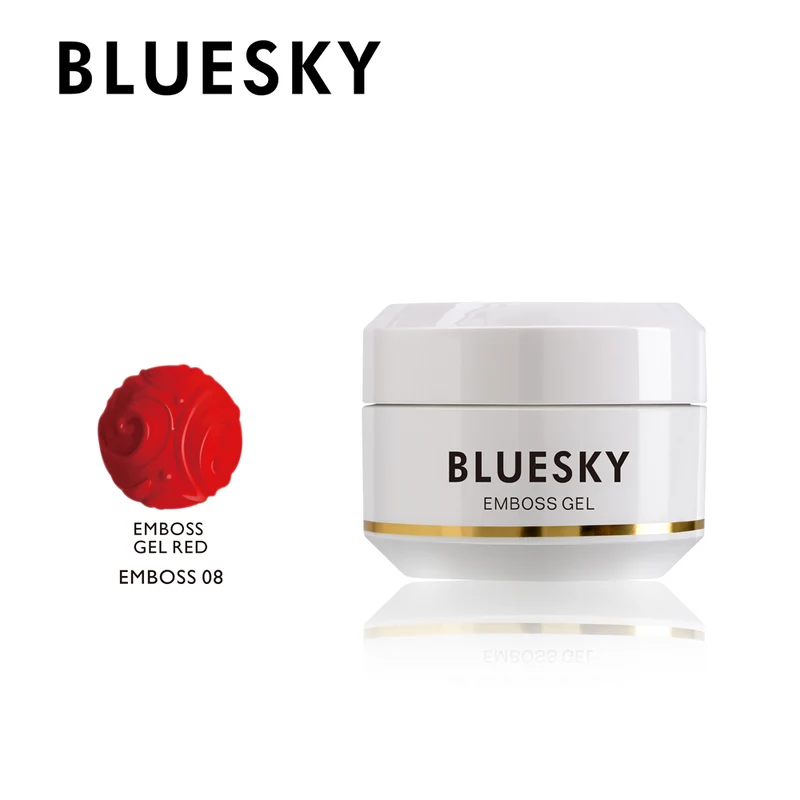 BLUESKY Emboss Gel 8g - rot