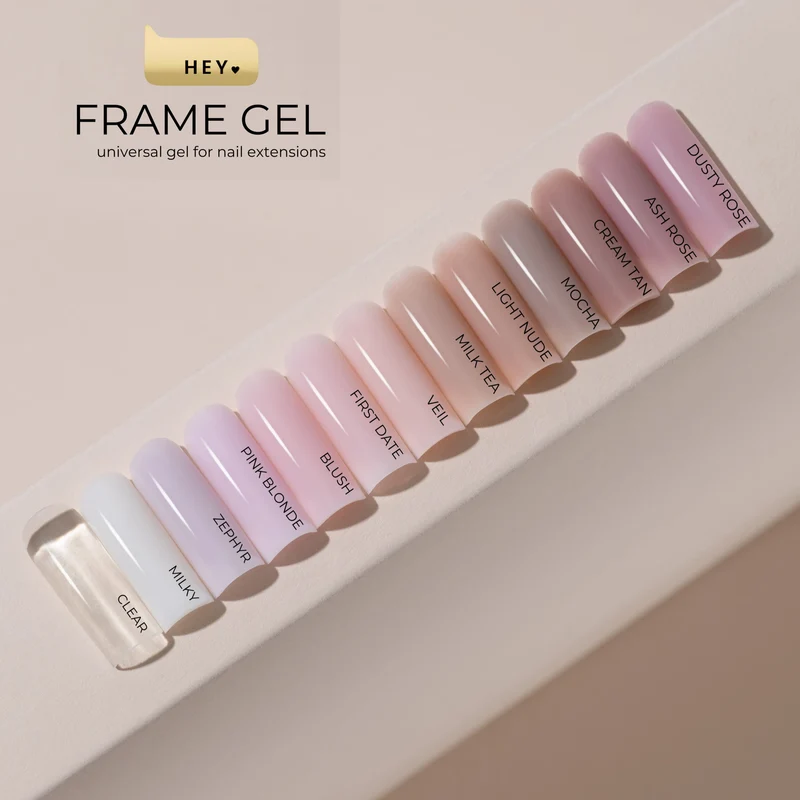 DUSTY ROSE Frame Gel NO FILE 30ml HEYLOVE