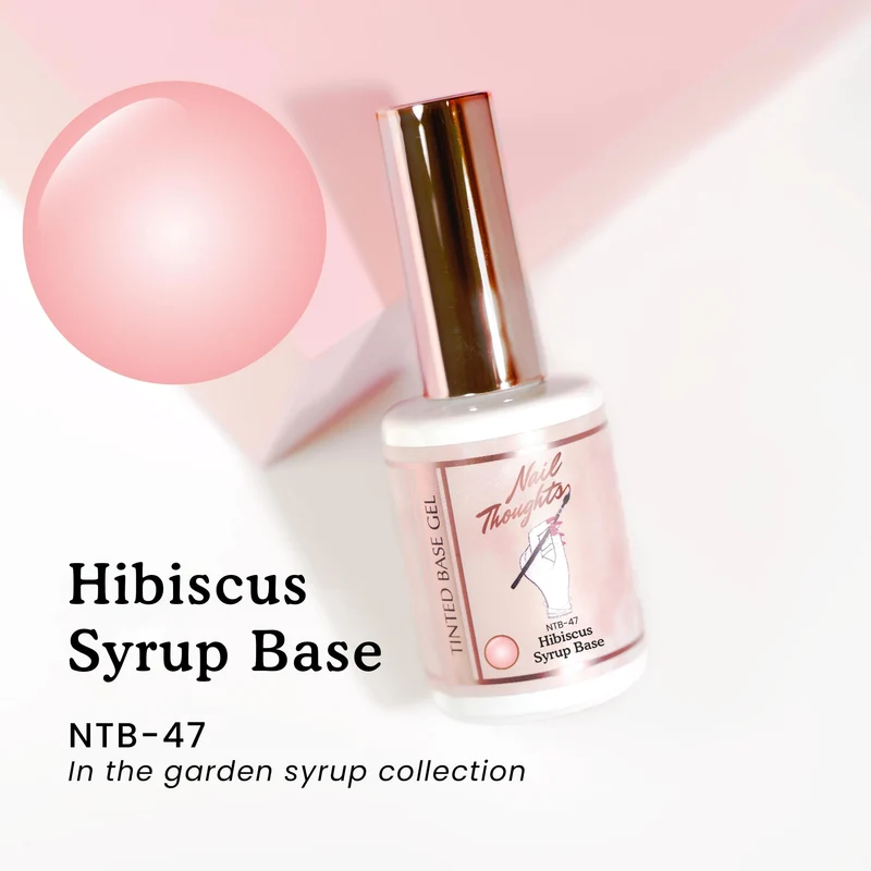Kokoist Nail Thoughts Tinted Base Hibiscus Syrup Base NTB-47