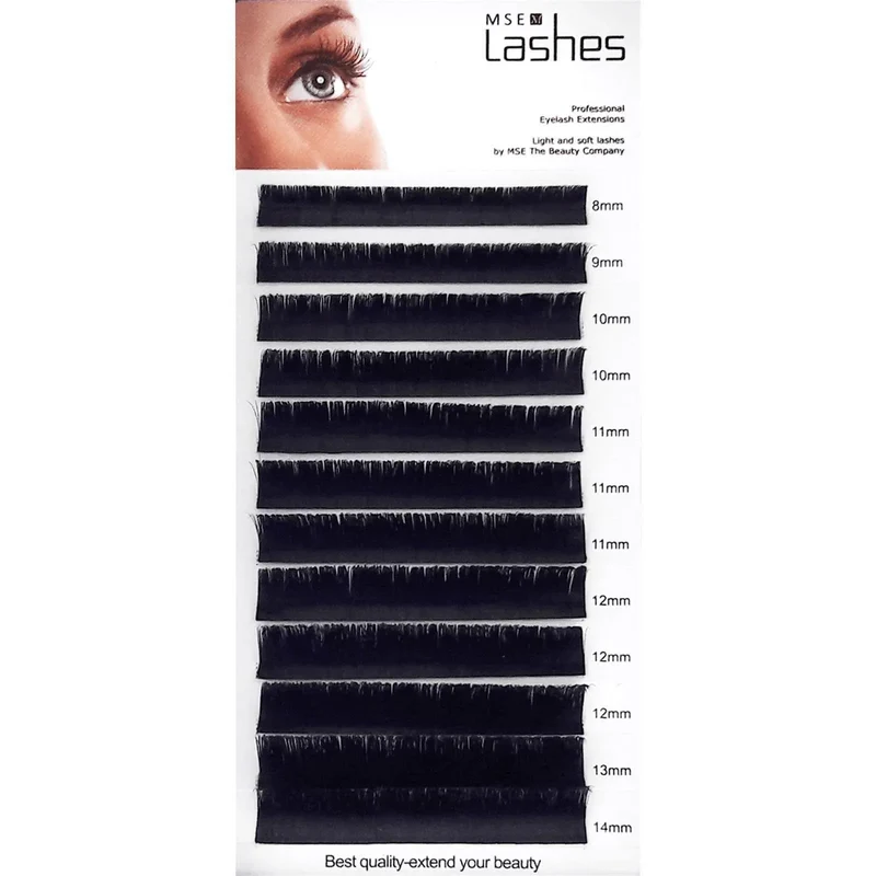 Seidenwimpern Blooming Lashes Trays - C-Curl - 0,07 mm - MIXED TRAY