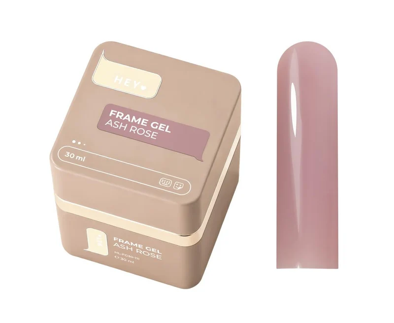 ASH ROSE Frame Gel NO FILE 30ml HEYLOVE